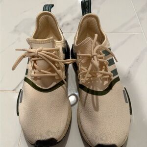 adidas Men's Beige and Olive Sneakers